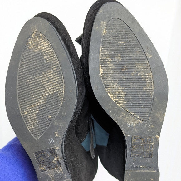 Edmundo Castillo two tone suede wedges - Picture 12 of 16